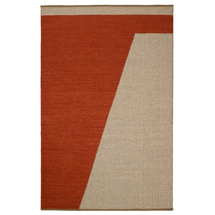 Una uldtæppe 180x270 cm, Rust/Beige/Offwhite Chhatwal & Jonsson