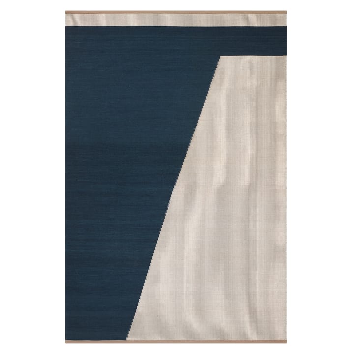 Una uldtæppe 230x320 cm - Dark blue/Beige/Offwhite - Chhatwal & Jonsson