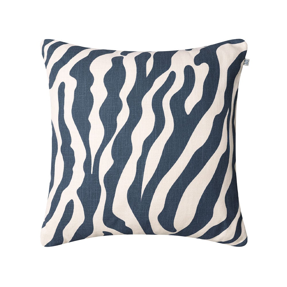 Chhatwal & Jonsson Zebra Outdoor pude 50×50 blue/offwhite 50 cm