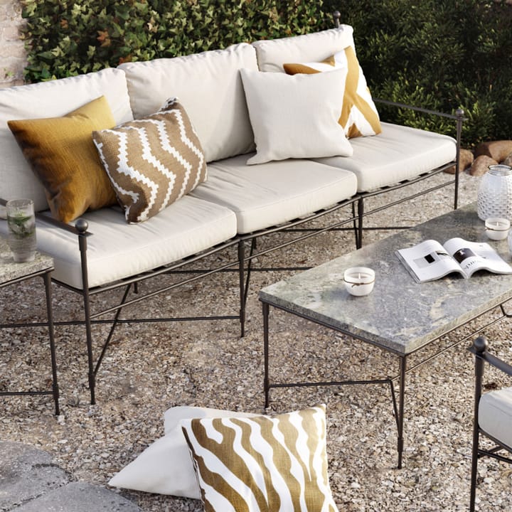 Zebra Outdoor pude, 50x50, grey/offwhite, 50 cm Chhatwal & Jonsson