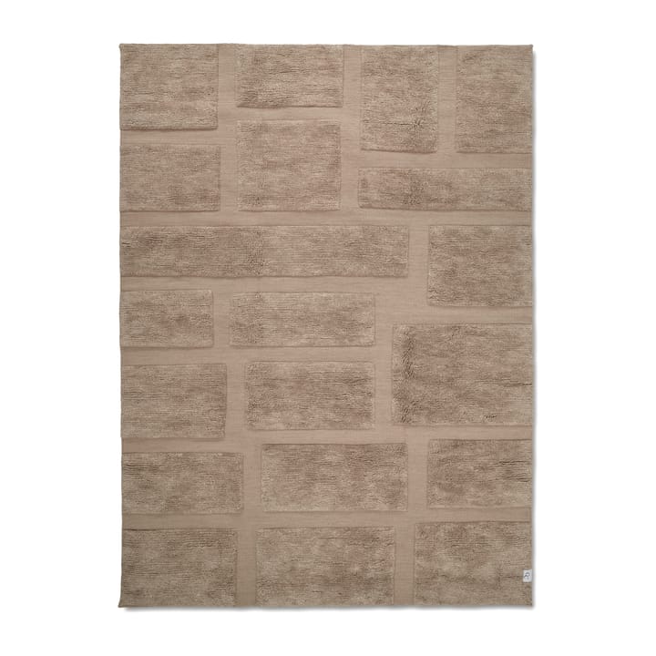 Bricks uldtæppe 250x350 cm - Beige - Classic Collection