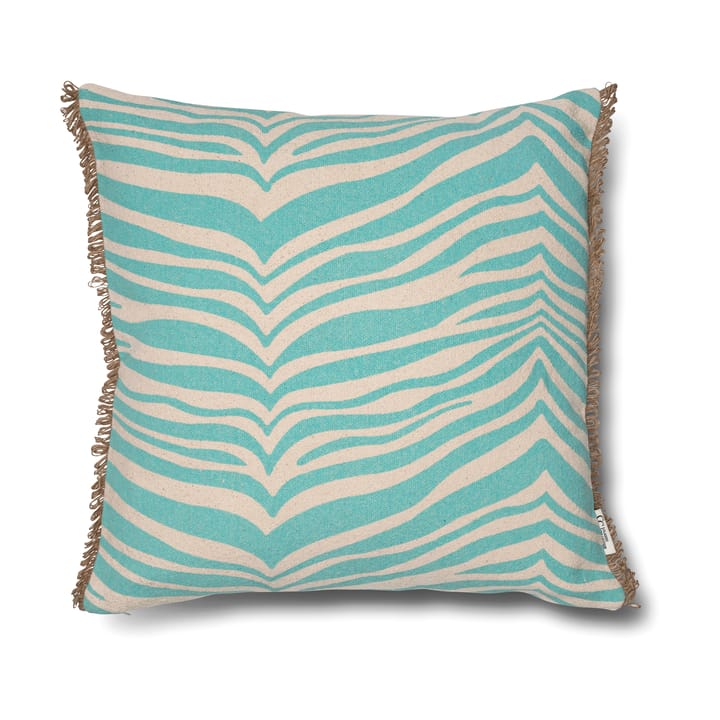 Classic Collection Zebra pude 50x50 cm - Aqua - Classic Collection