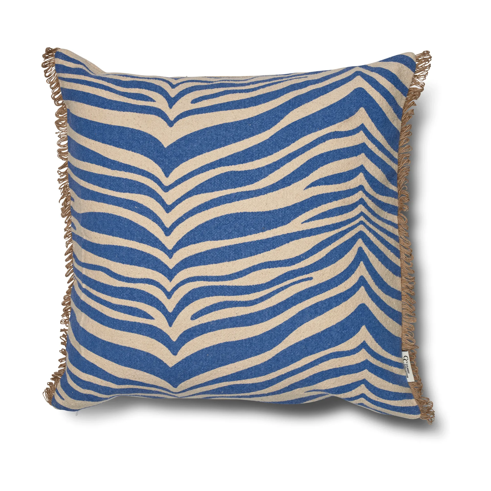 Classic Collection Zebra pude 50x50 cm, Blue Classic Collection