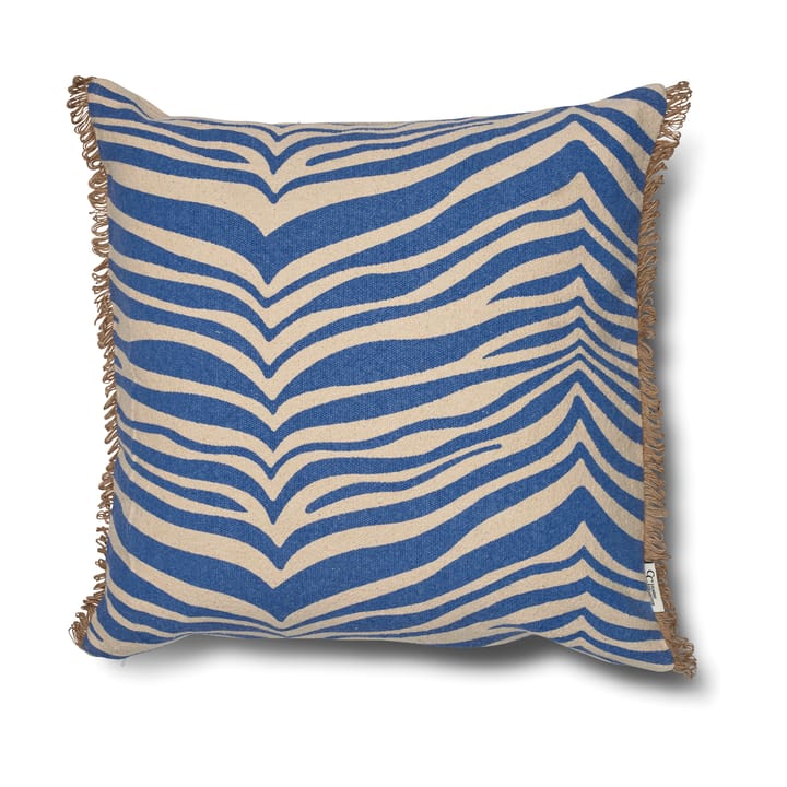 Classic Collection Zebra pude 50x50 cm - Blue - Classic Collection