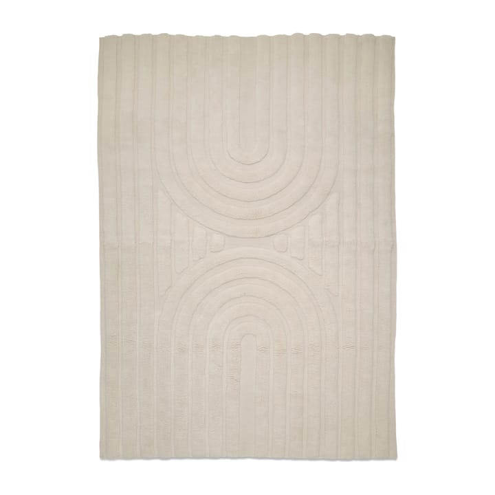 Curve uldtæppe 170x230 cm - Ivory - Classic Collection