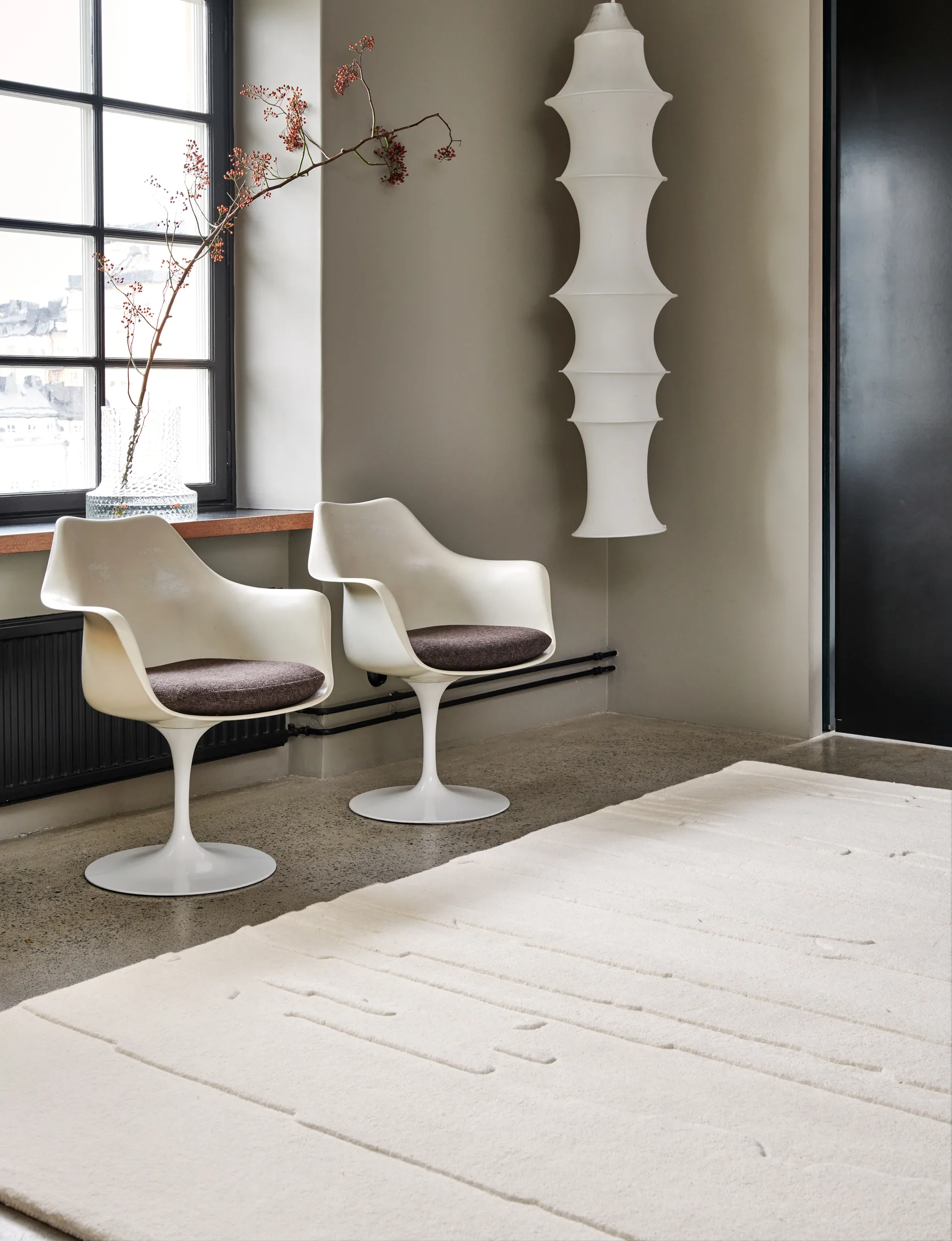 Curve uldtæppe 200x300 cm, Ivory Classic Collection