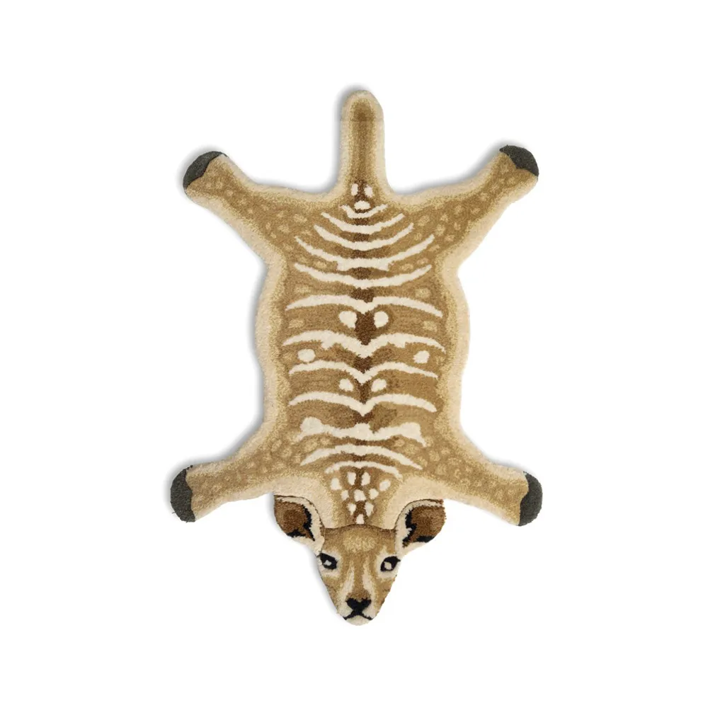 Deer tæppe, natur, 60x90 cm Classic Collection