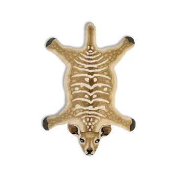 Deer tæppe - natur, 60x90 cm - Classic Collection