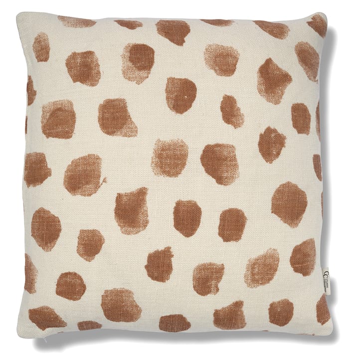 Dotty pudebetræk 50x50 cm - Hvid-Glazed Ginger - Classic Collection