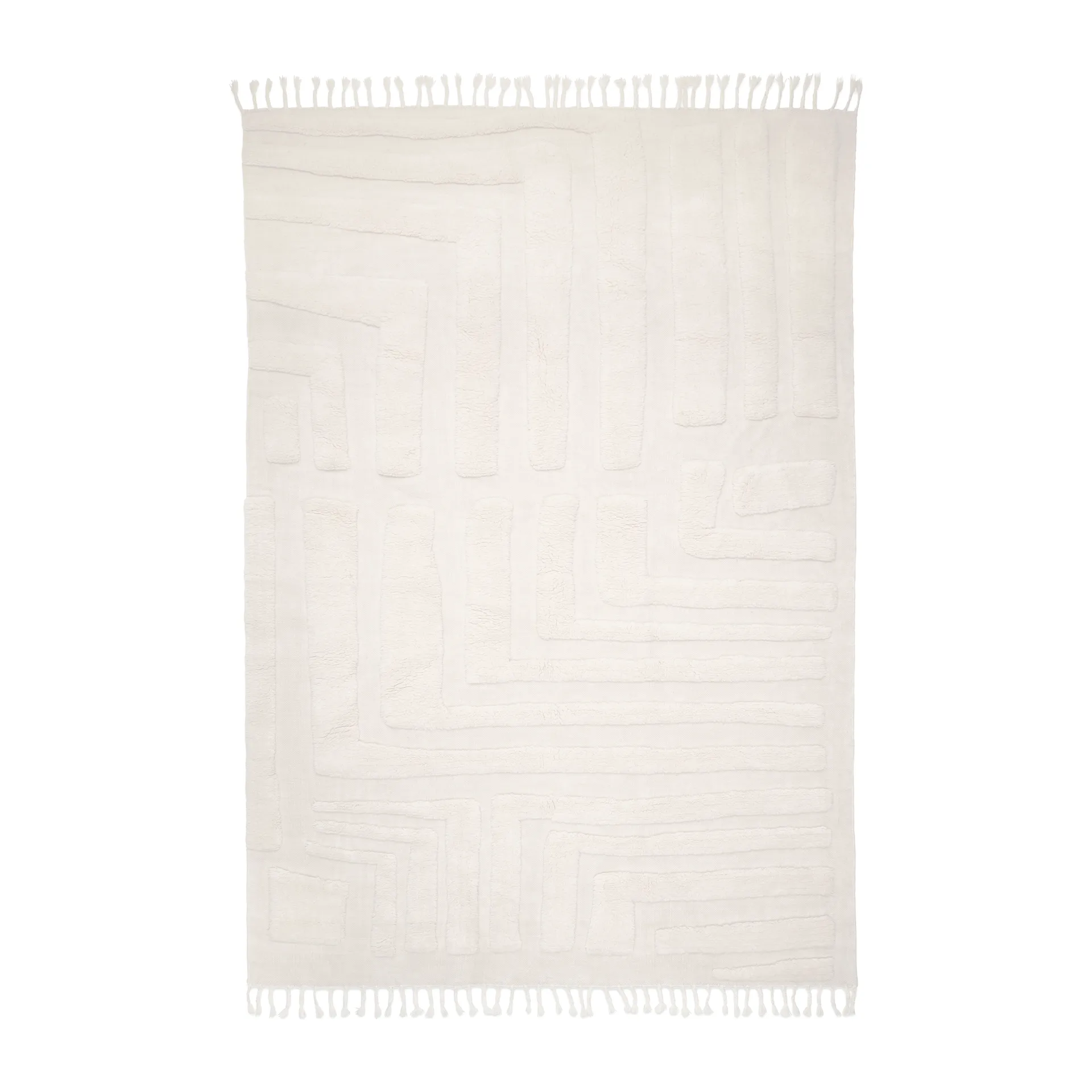 Field uldtæppe 170x230 cm, Ivory Classic Collection