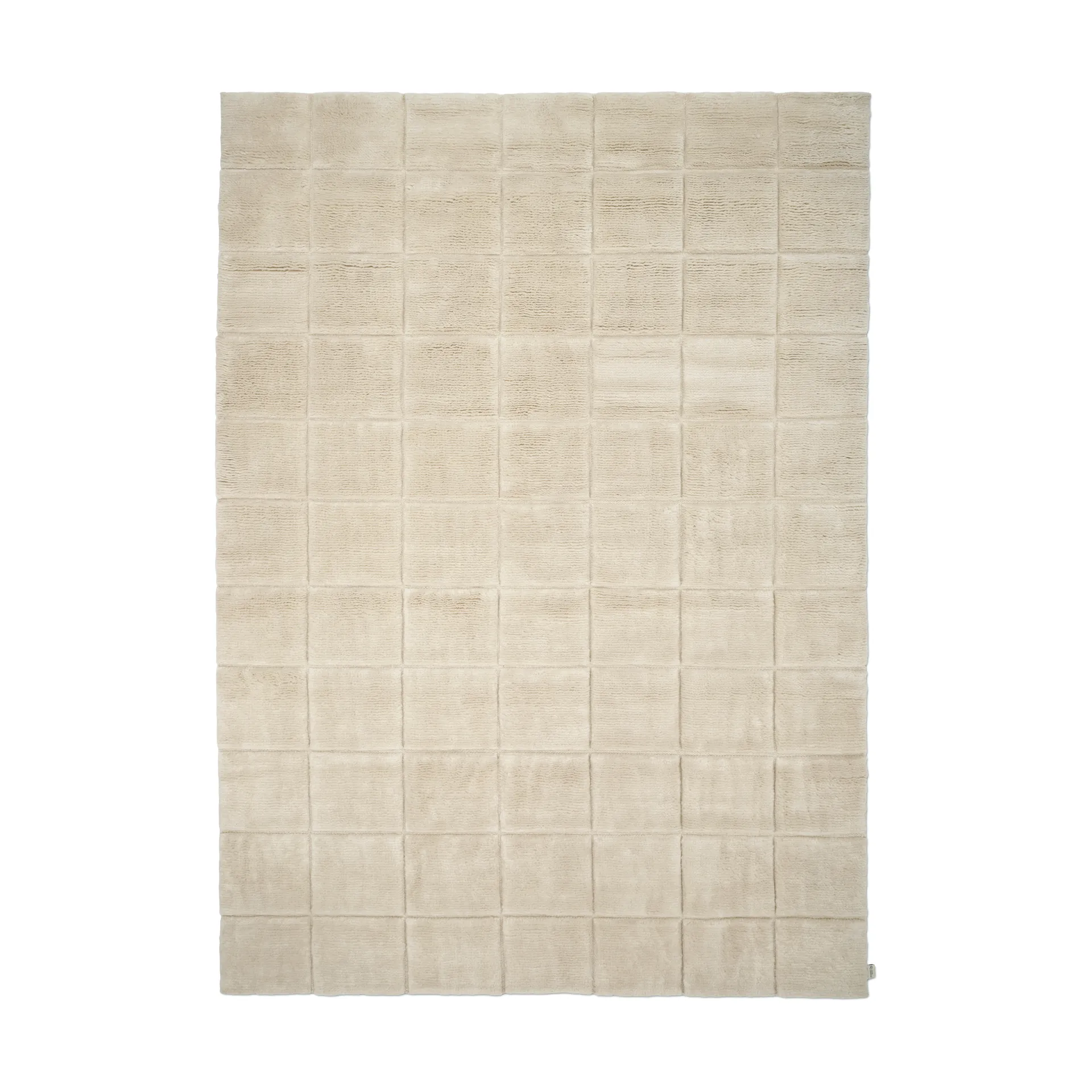 Grid tæppe, Ivory, 200x300 cm Classic Collection