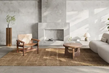 Grid tæppe - Wheat, 170x230 cm - Classic Collection