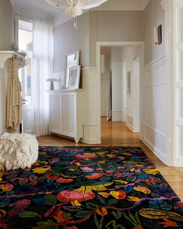 Heritage Garden tæppe - Charcoal-multi, 250x350 cm - Classic Collection