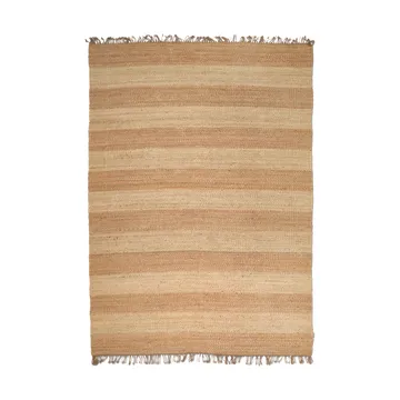 Jute Stripes tæppe - Natural jute, 200x300 cm - Classic Collection