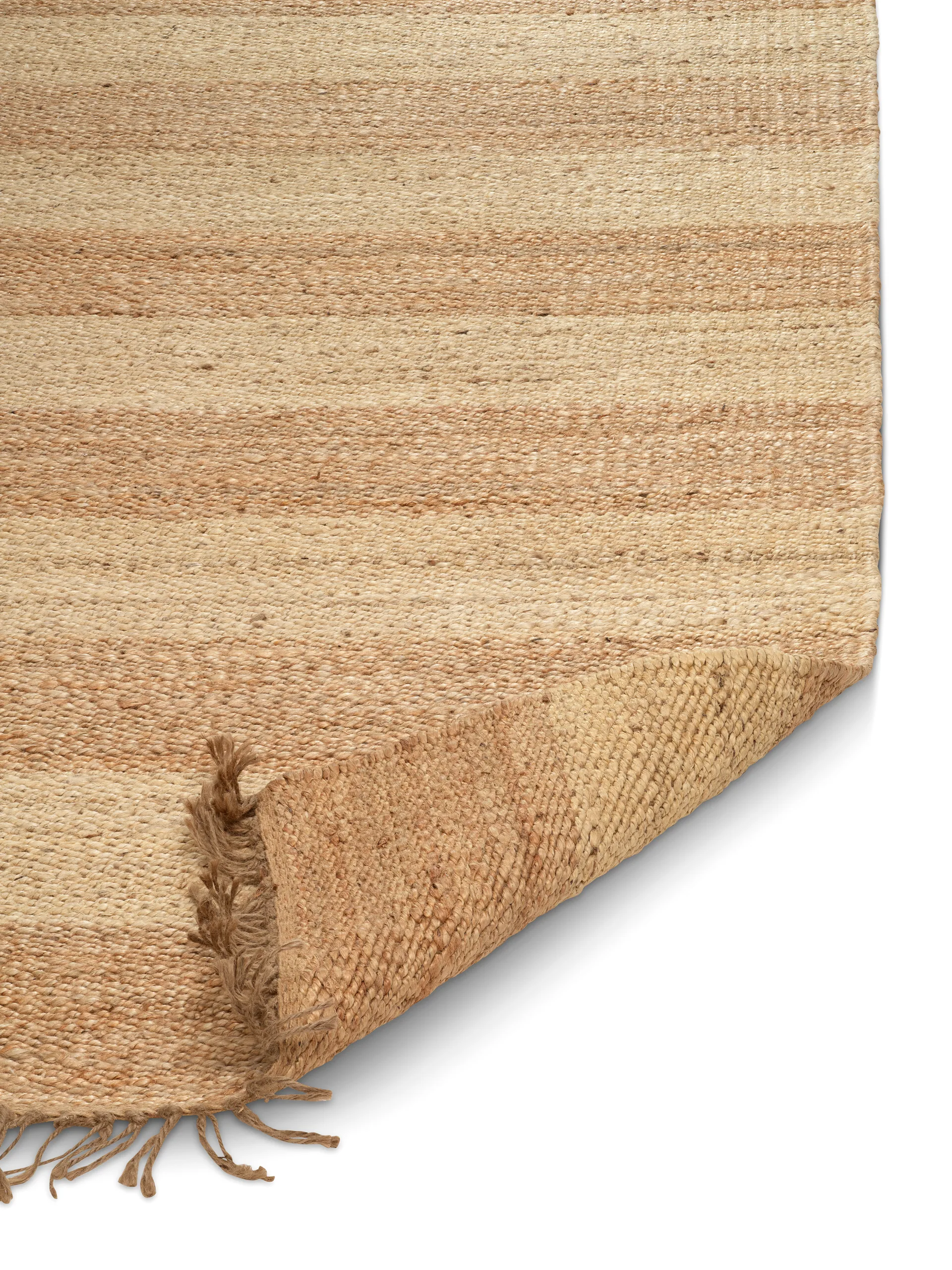 Jute Stripes tæppe, Natural jute, 200x300 cm Classic Collection