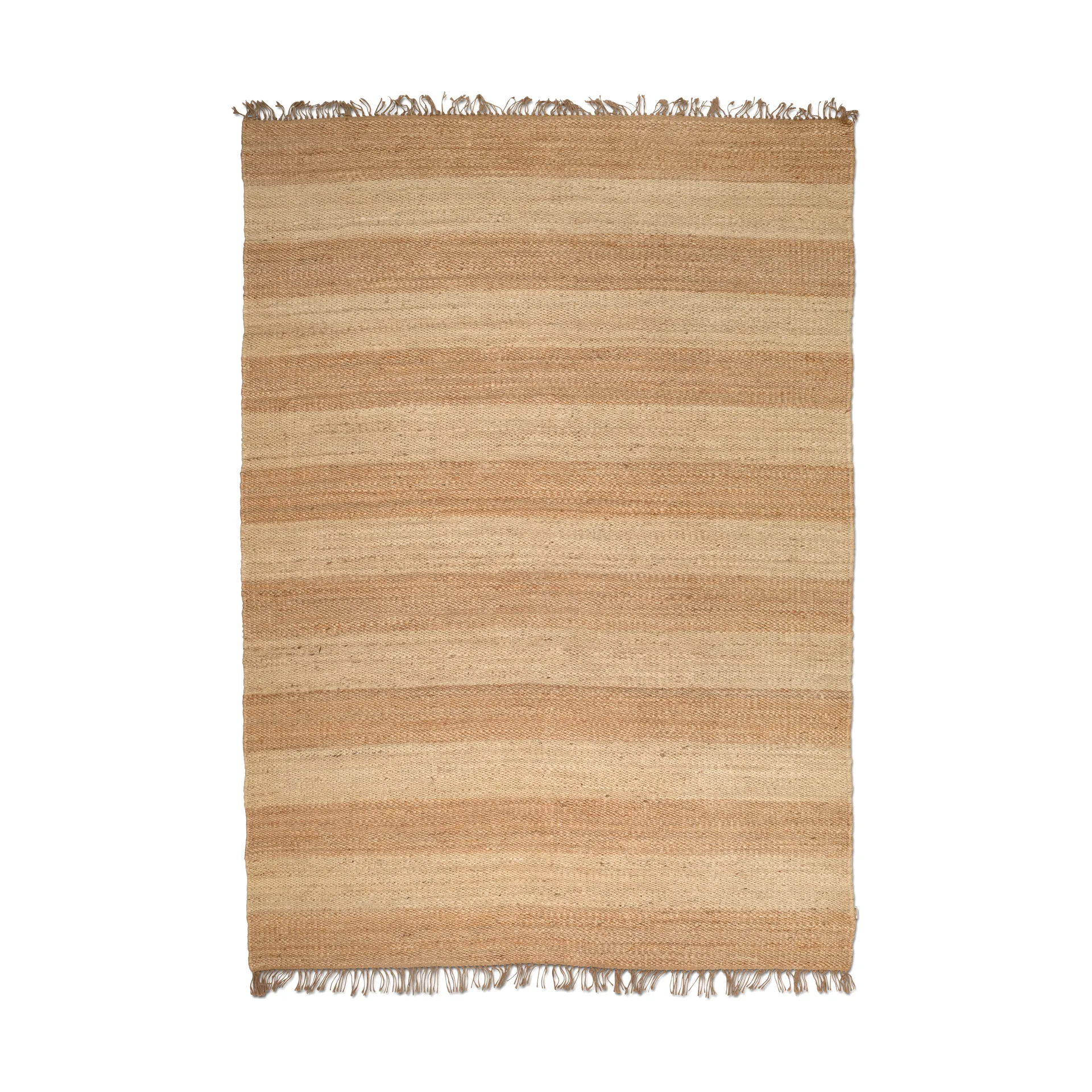 Jute Stripes tæppe, Natural jute, 250x350 cm Classic Collection