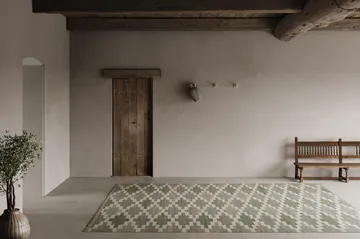 Korsnäs tæppe - Blågrøn, 170x230 cm - Classic Collection