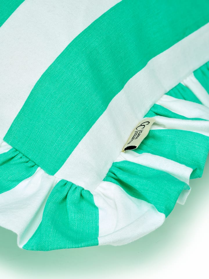 Kudebetræk Ruffle Stripes 50x50 cm, Sage Classic Collection