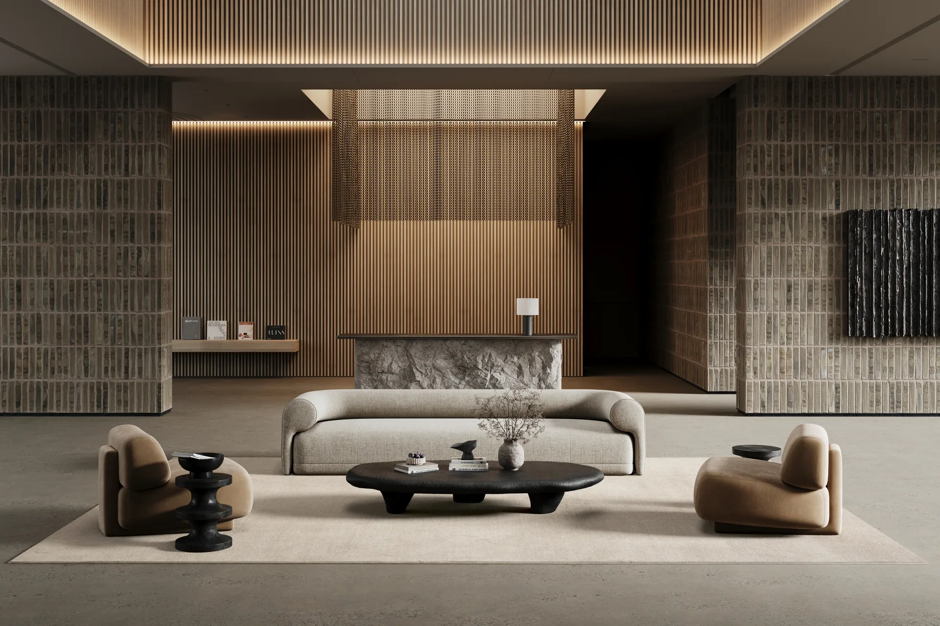 Lobby tæppe, Off-white, 200x300 cm Classic Collection