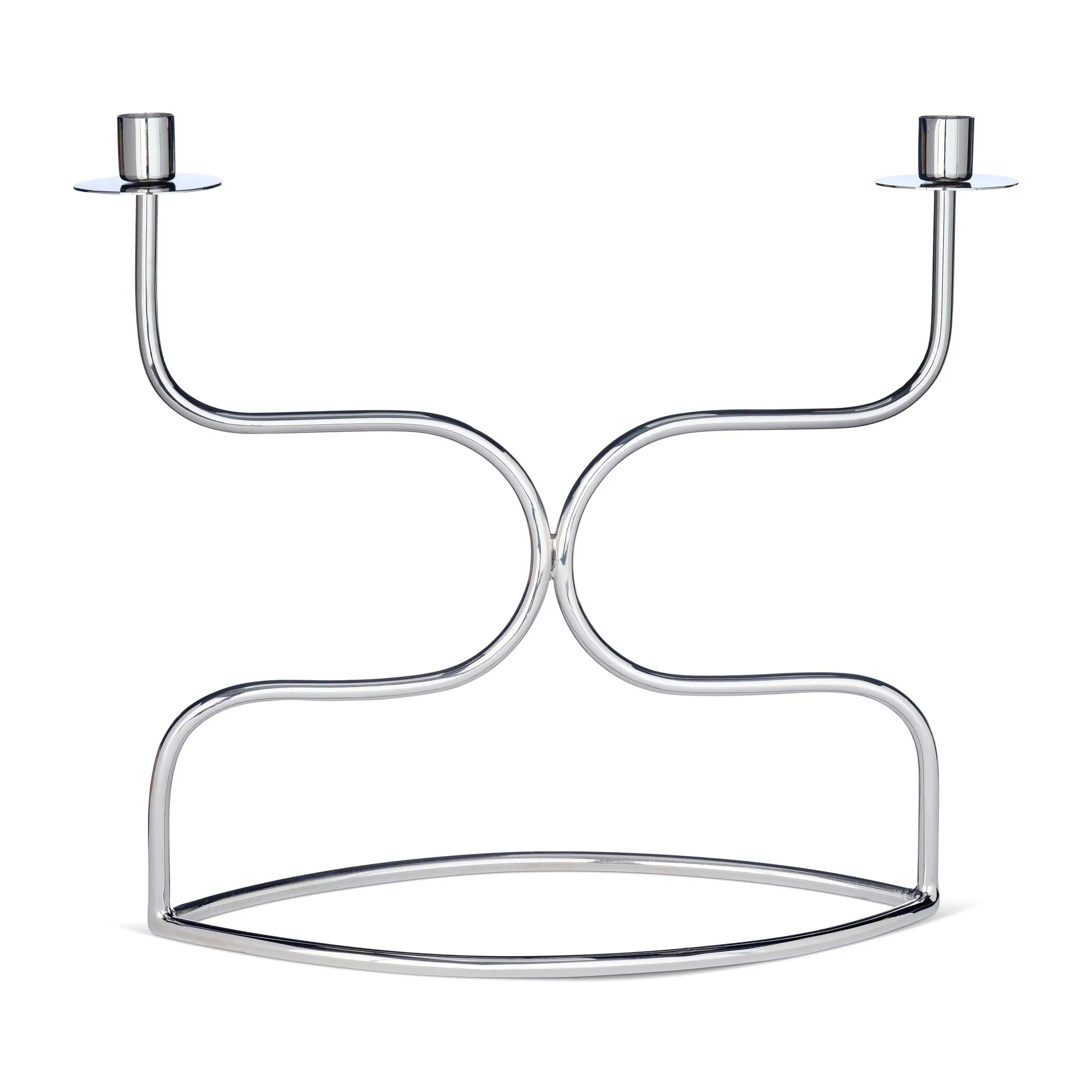 Lysestage candelabra duett, Forniklet messing Classic Collection