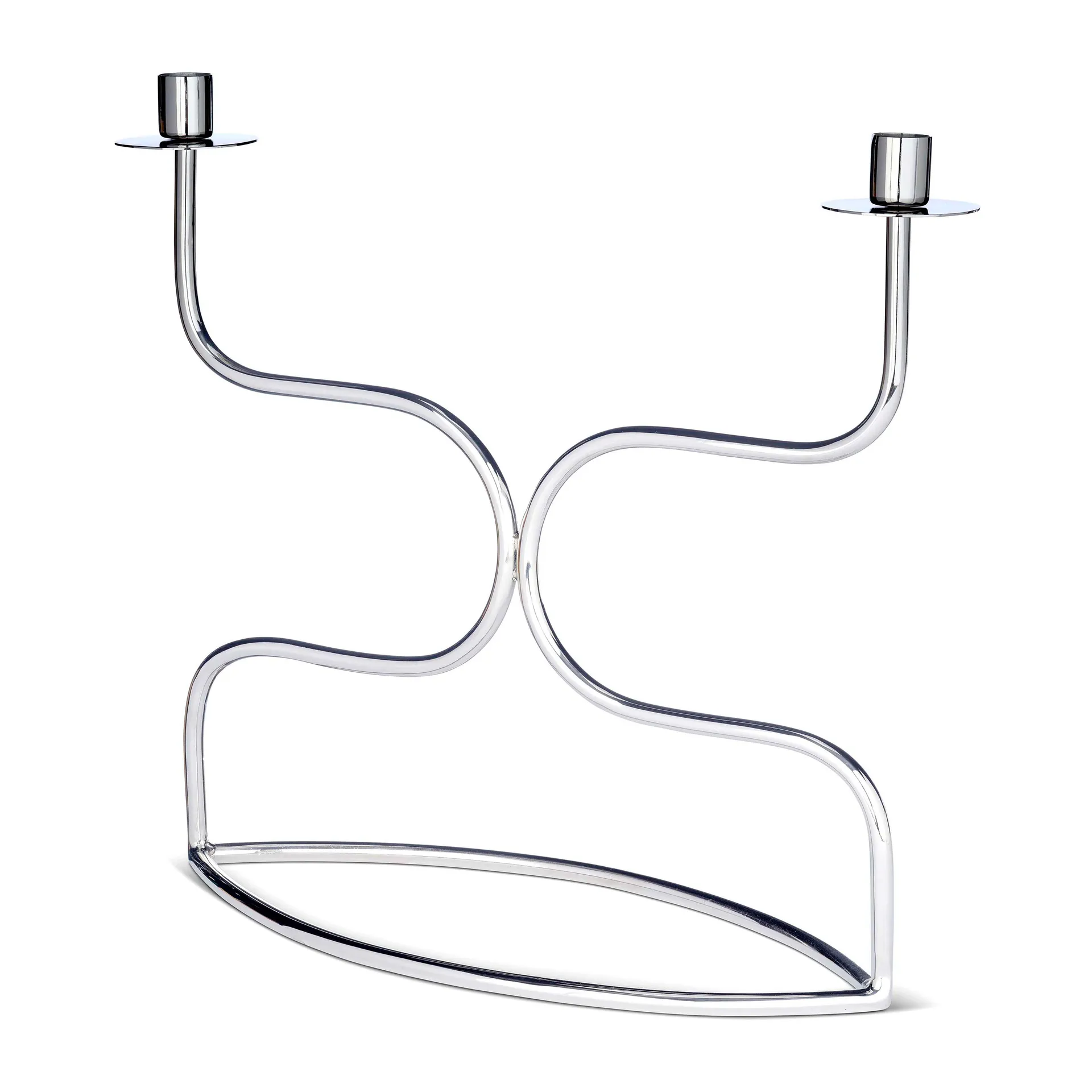 Lysestage candelabra duett, Forniklet messing Classic Collection
