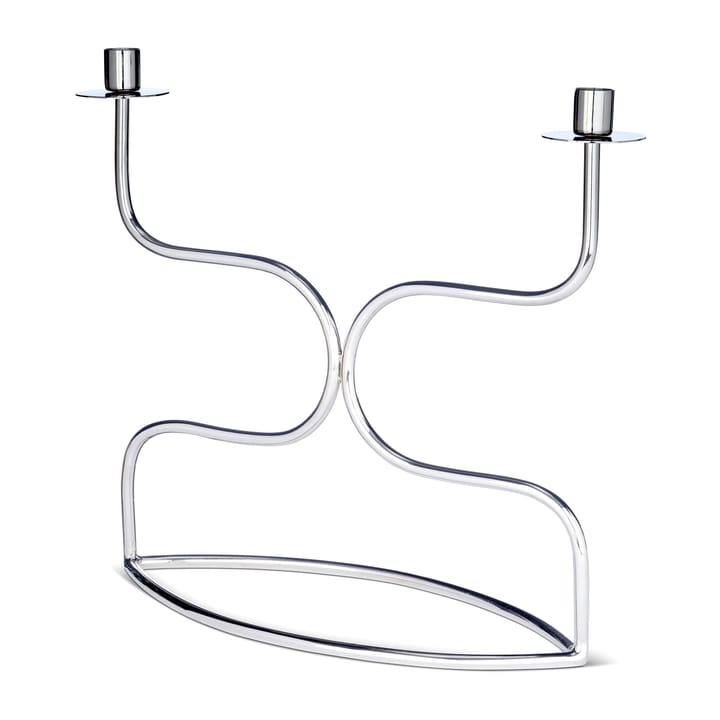 Lysestage candelabra duett, Forniklet messing Classic Collection