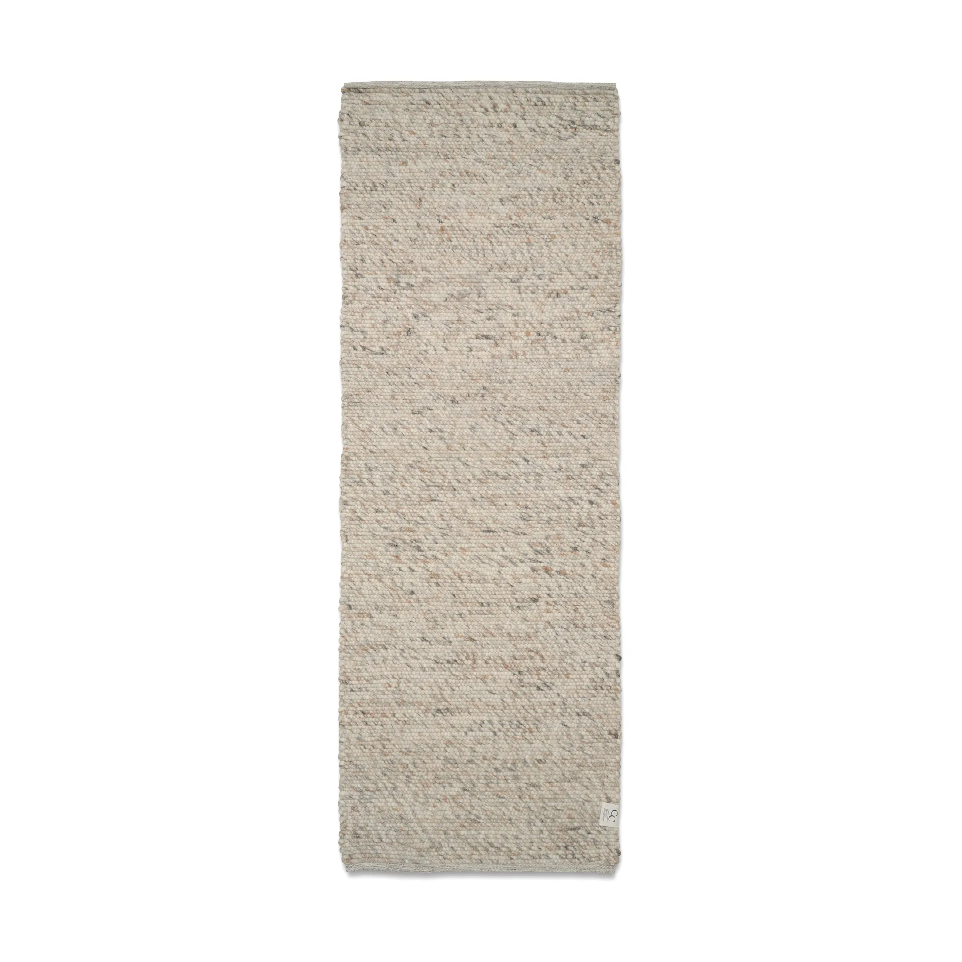 Merino entrétæppe/løber, Natural-beige, 80x200 cm Classic Collection