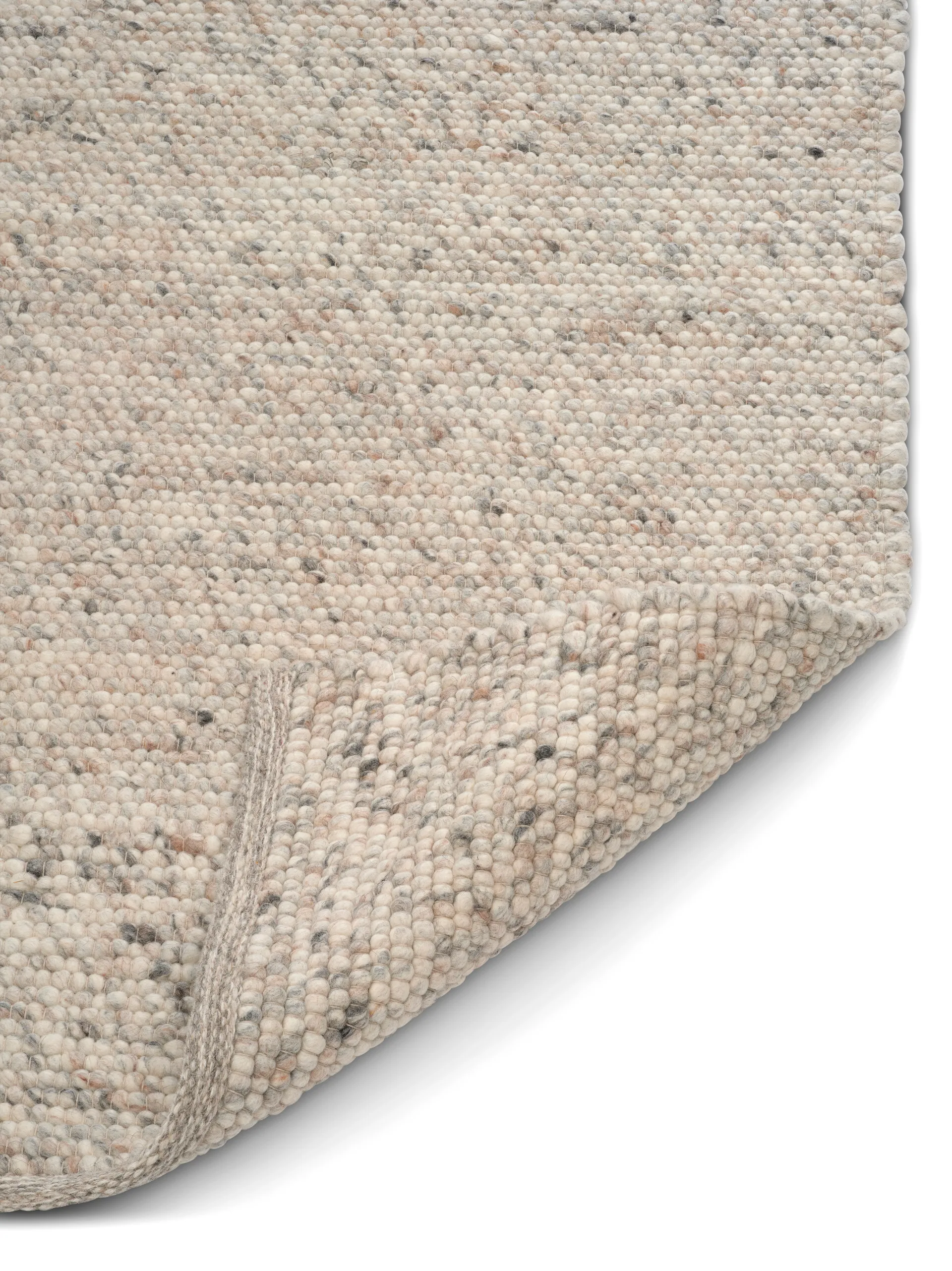 Merino entrétæppe/løber, Natural-beige, 80x200 cm Classic Collection