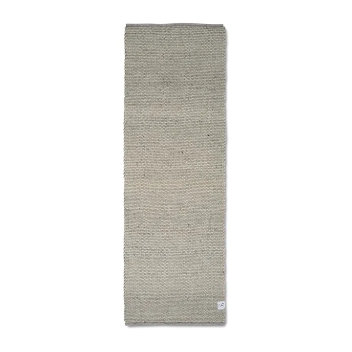 Merino løber - Concrete, 80x250 cm - Classic Collection