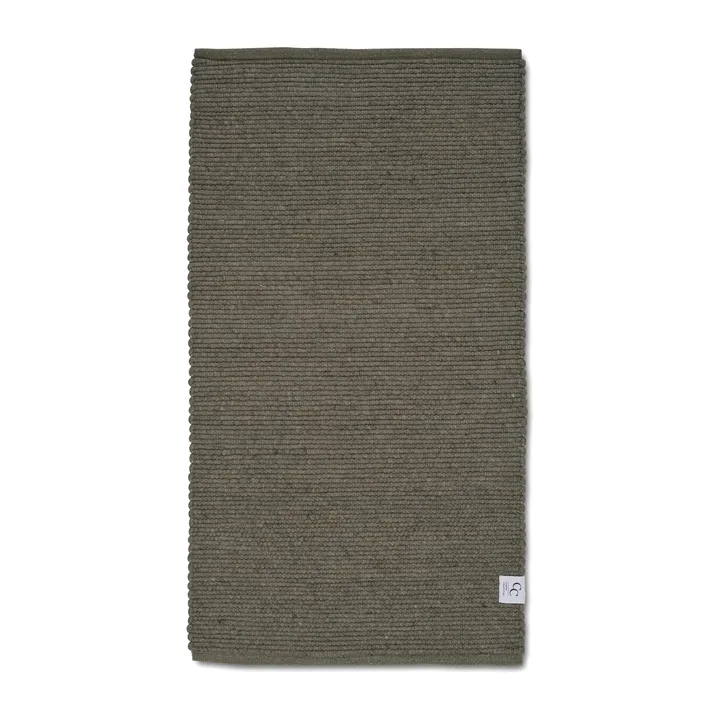 Merino løber - Dark green, 80x150 cm - Classic Collection