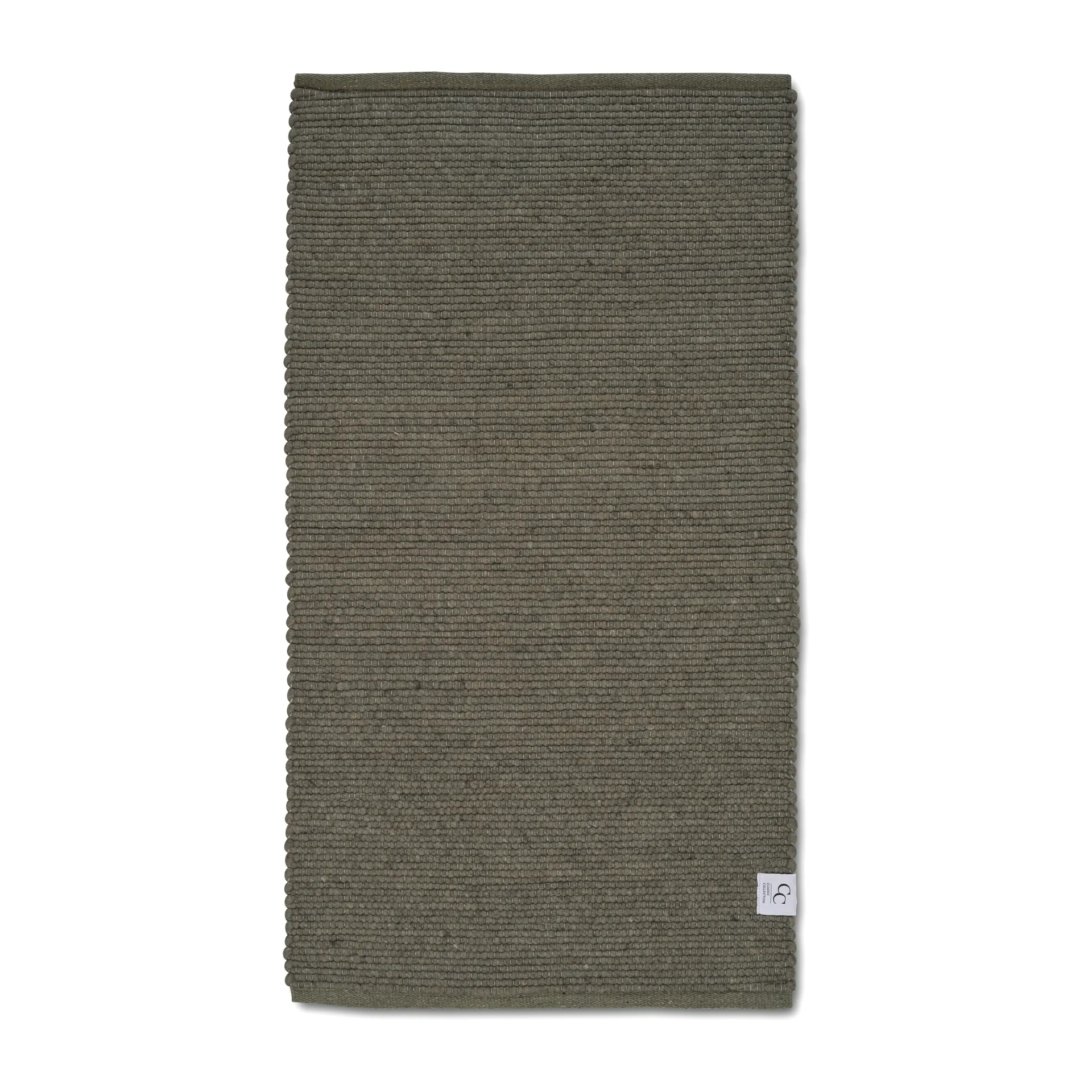 Classic Collection Merino løber Dark green, 80x150 cm