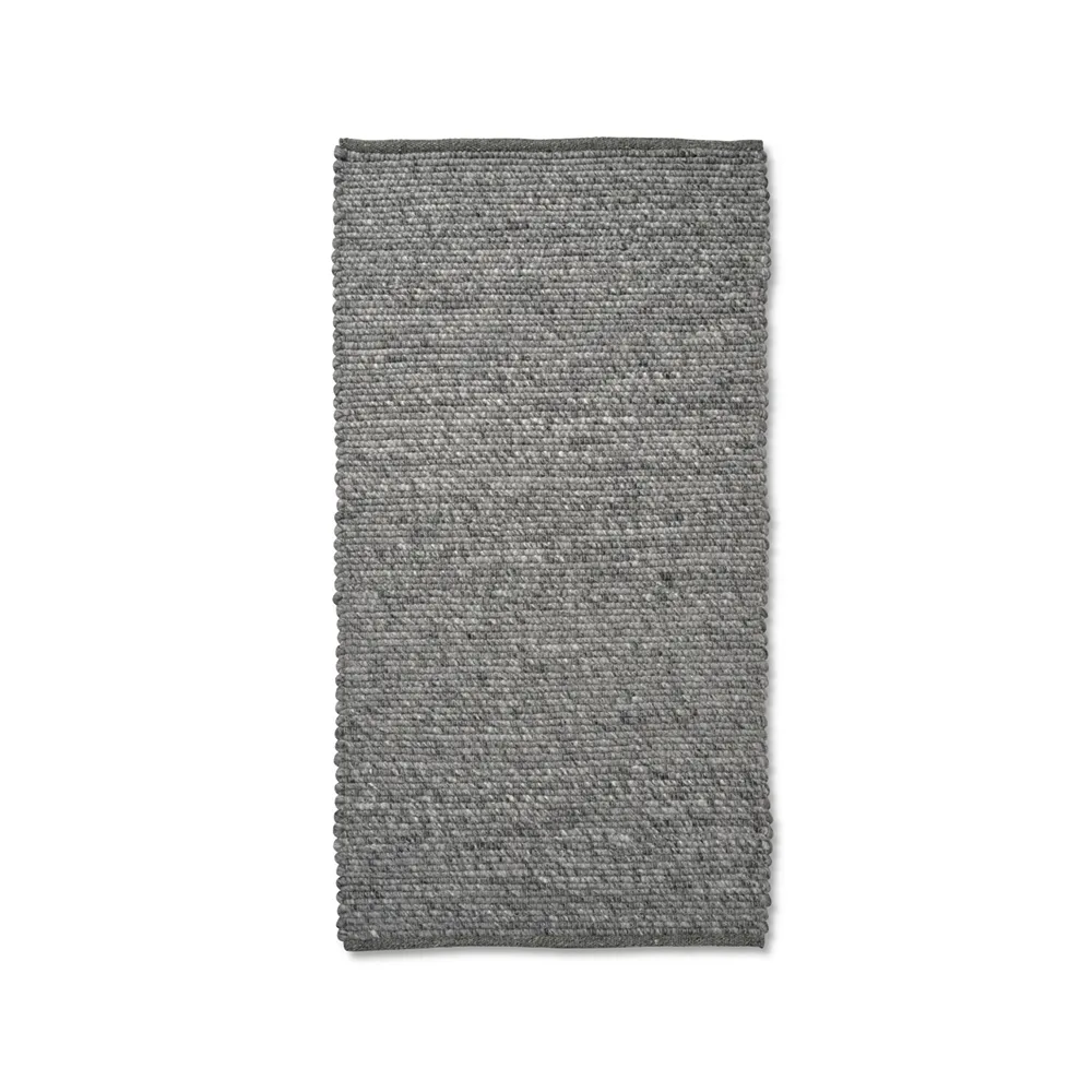 Merino løber, Granit, 80x150 cm Classic Collection