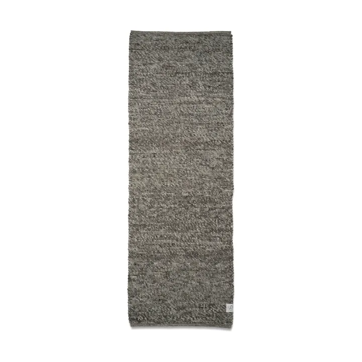 Merino løber - Grey, 80x200 cm - Classic Collection