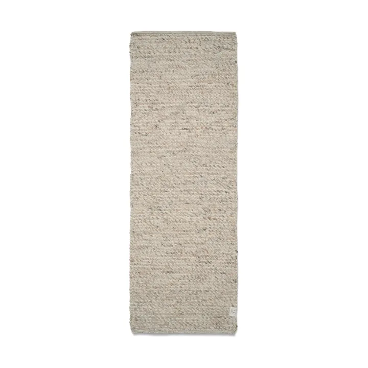 Merino løber - Natural-beige, 80x300 cm - Classic Collection