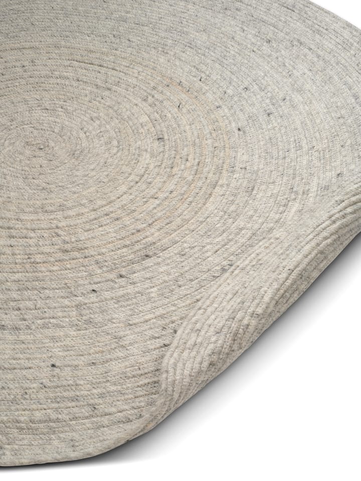 Merino uldtæppe rund Ø240 cm, Concrete Classic Collection