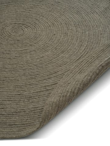 Merino uldtæppe rund Ø240 cm - Dark green - Classic Collection