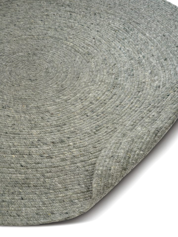 Merino uldtæppe rund Ø240 cm, Green Classic Collection