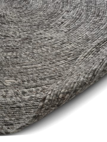 Merino uldtæppe rund Ø240 cm - Grey - Classic Collection