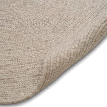 Merino uldtæppe rund Ø240 cm - Oat - Classic Collection