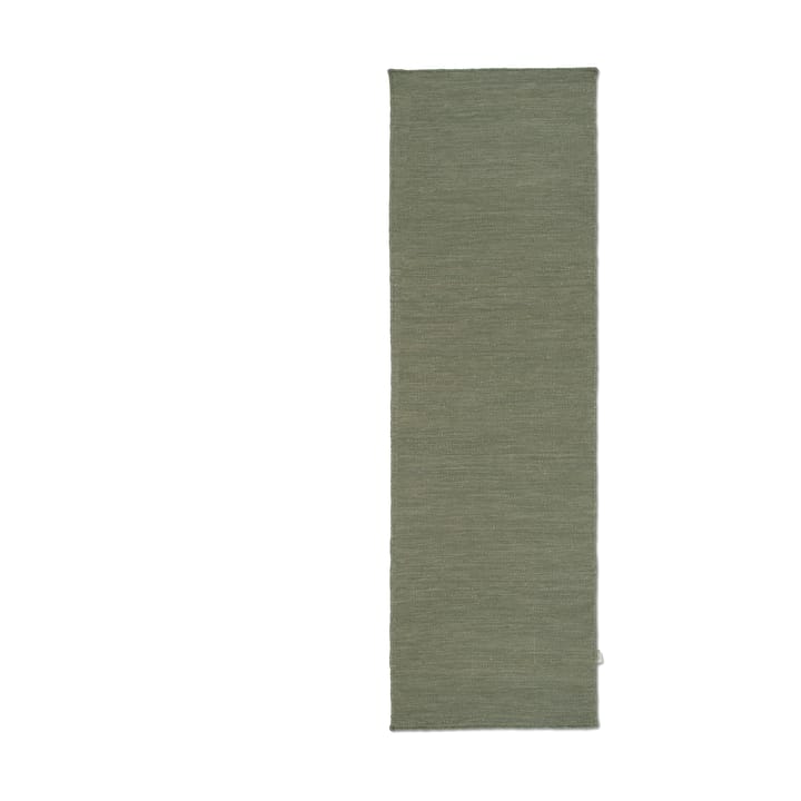 Plain løber - Green, 80x250 cm - Classic Collection