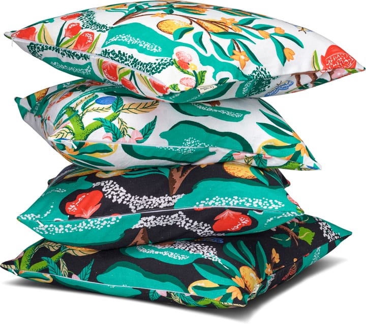 Pudebetræk Botanical Cherry 50x50 cm, White Classic Collection