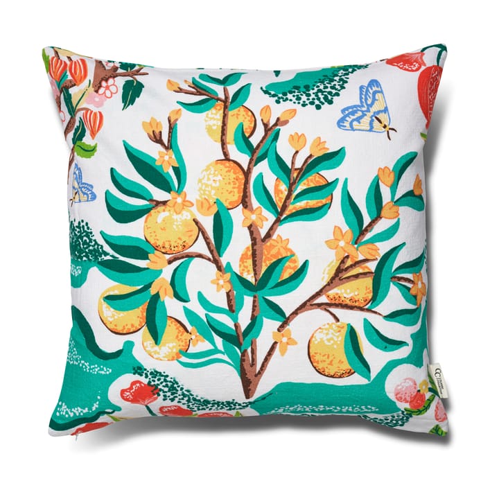 Pudebetræk Botanical Orange 50x50 cm - White - Classic Collection