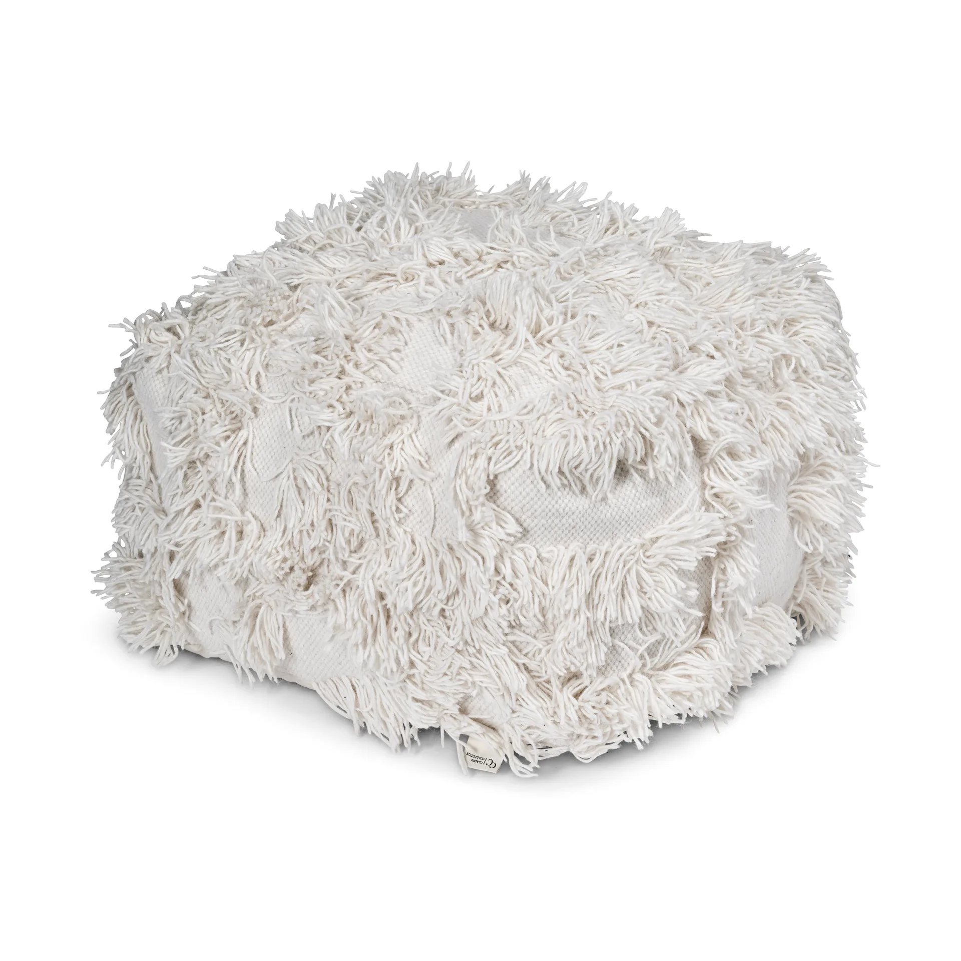 Rio puf 55x55 cm, Off-white Classic Collection