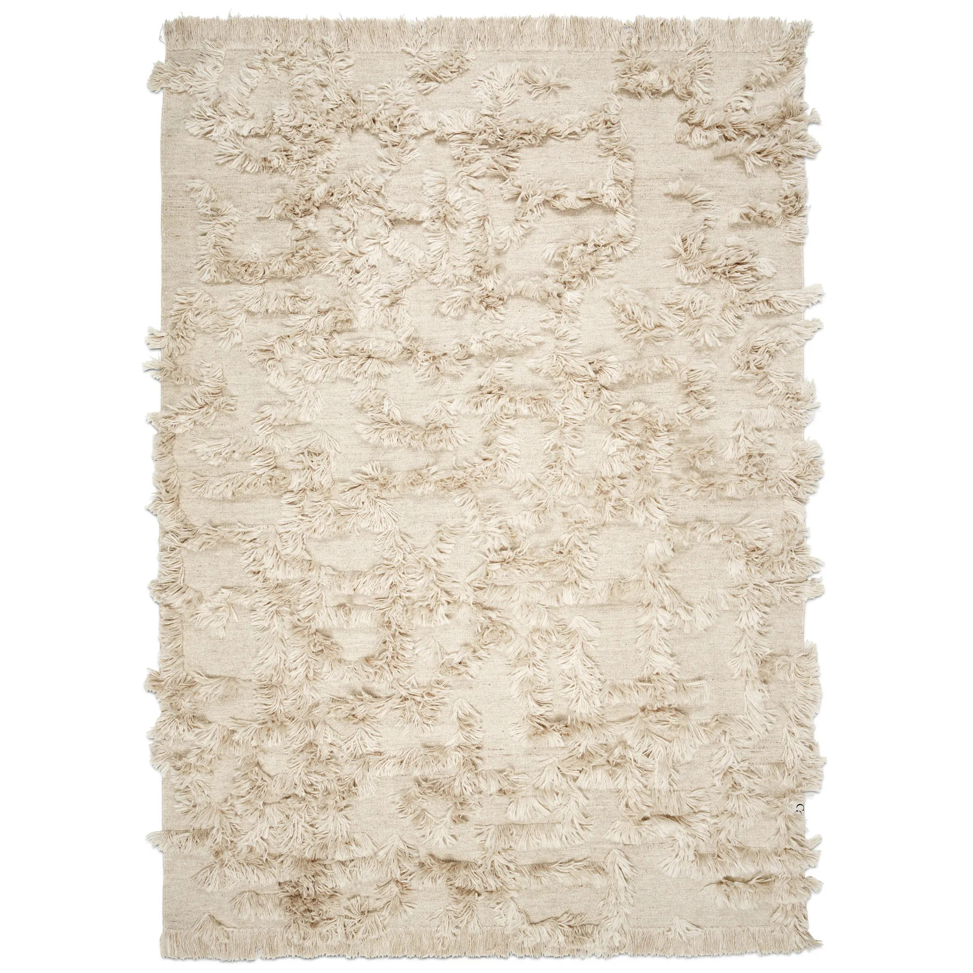 Rio uldtæppe 170x230 cm, Beige Classic Collection