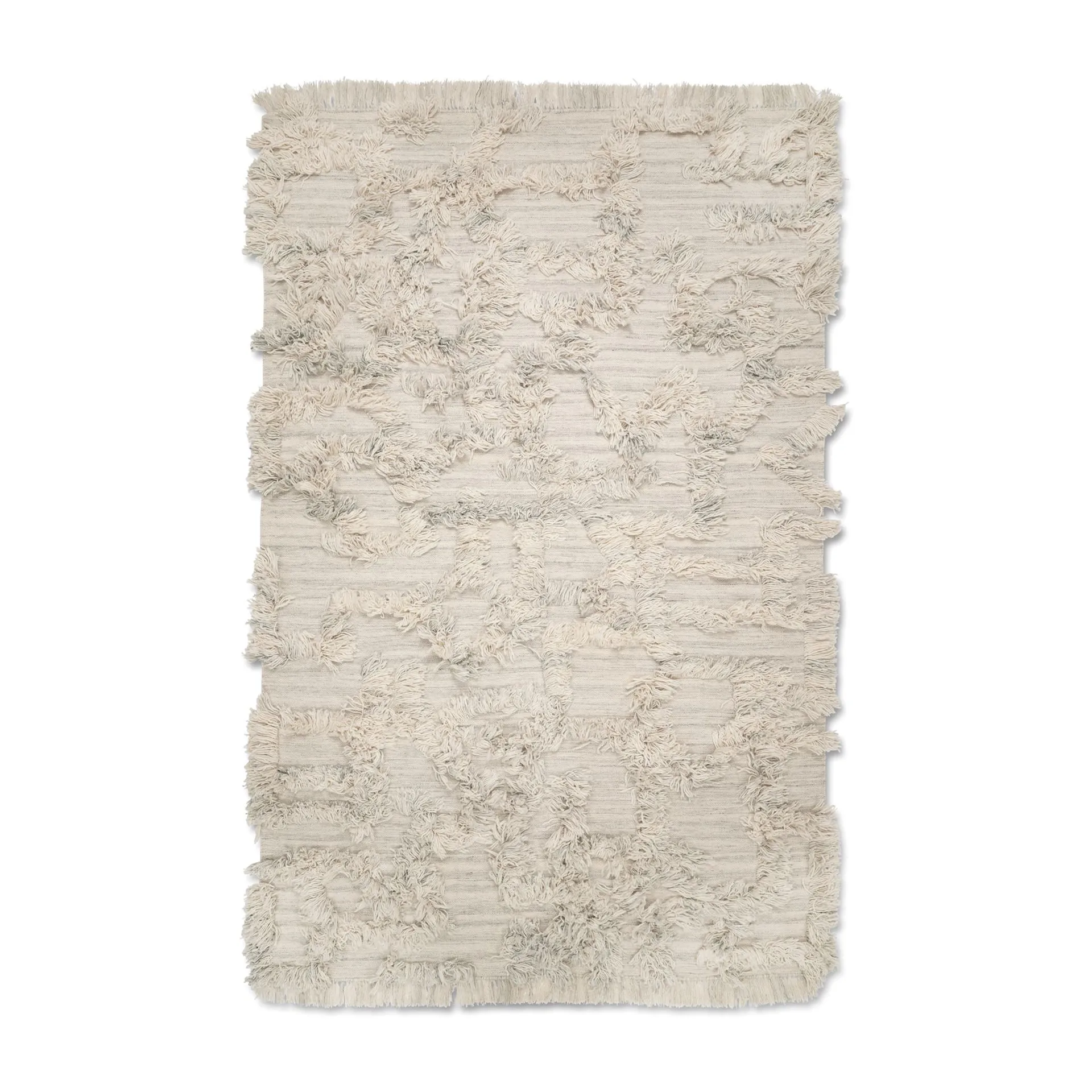 Rio uldtæppe 250x350 cm, Ivory melange Classic Collection