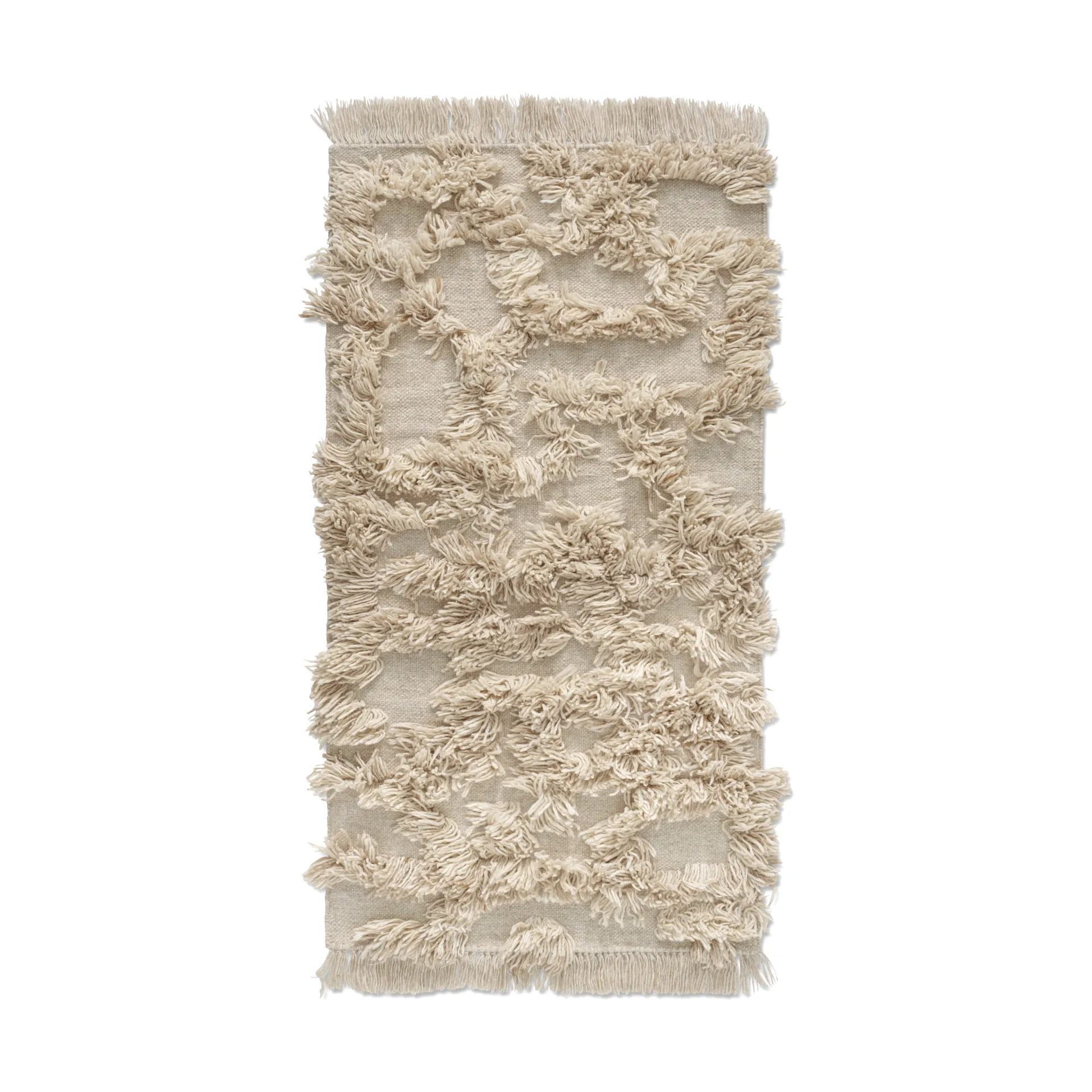 Rio uldtæppe 80x150 cm, Beige Classic Collection