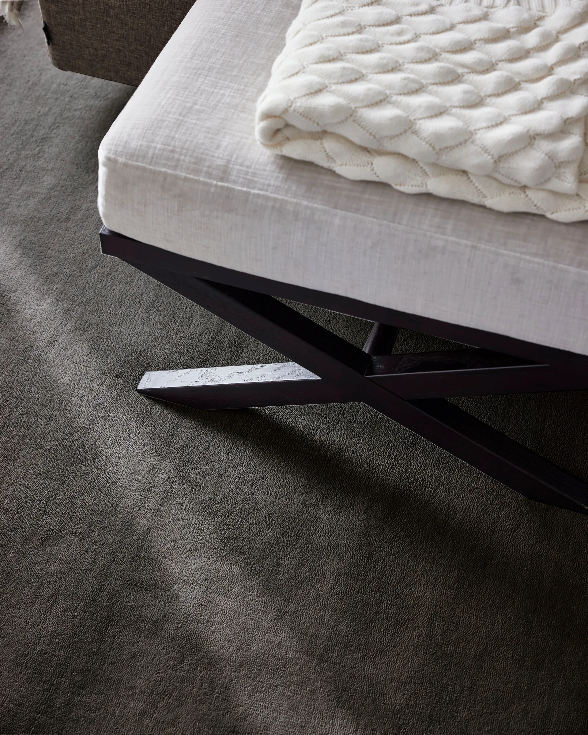 Solid tæppe, Charcoal, 200x300 cm Classic Collection