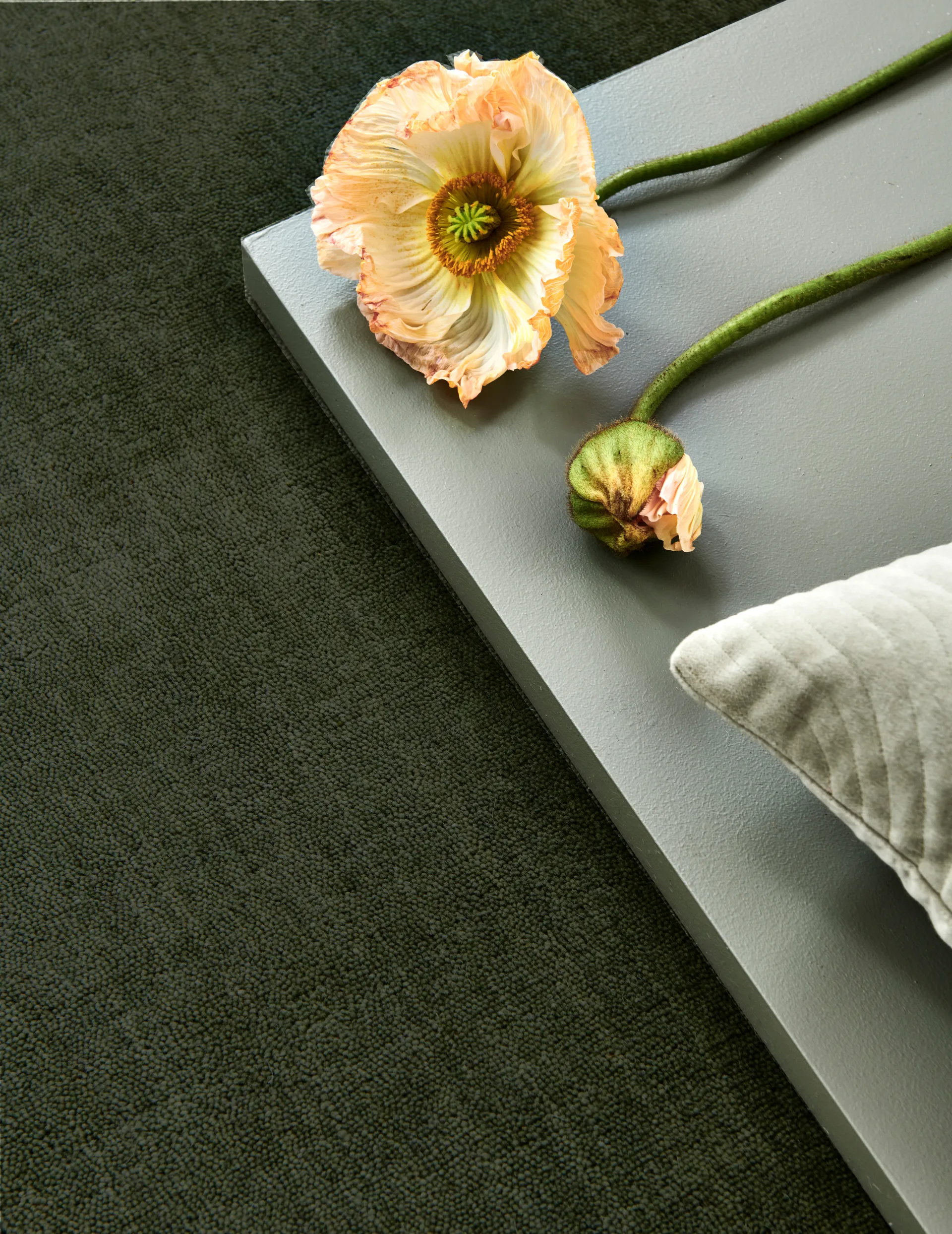 Solid tæppe, Green, 250x350 cm Classic Collection