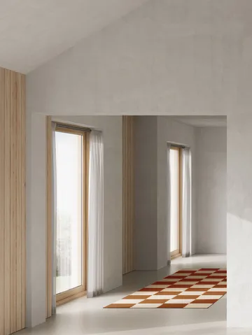 Square løber - Brown-natur, 80x200 cm - Classic Collection