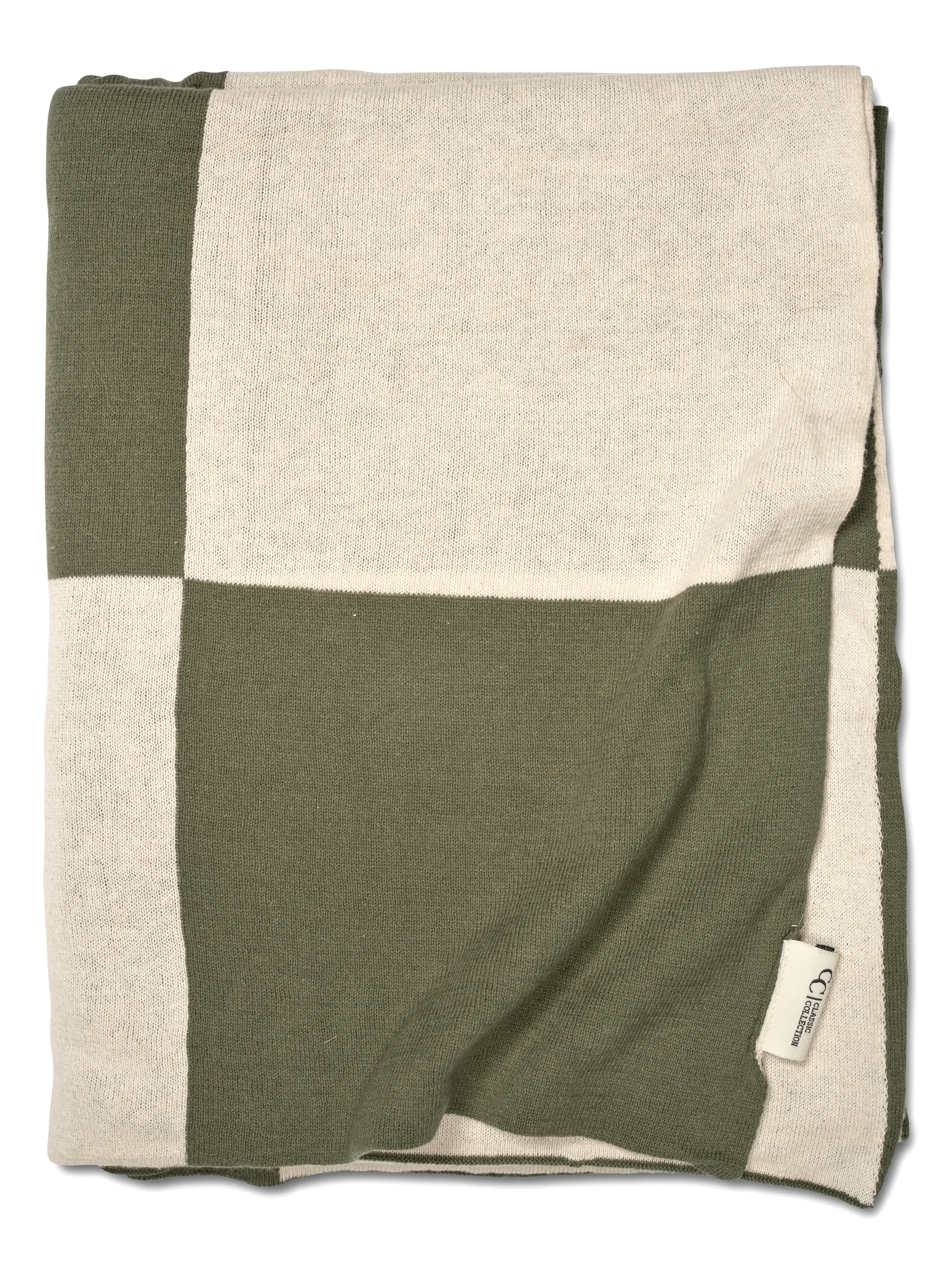 Square plaid 130x170 cm, Grøn Classic Collection